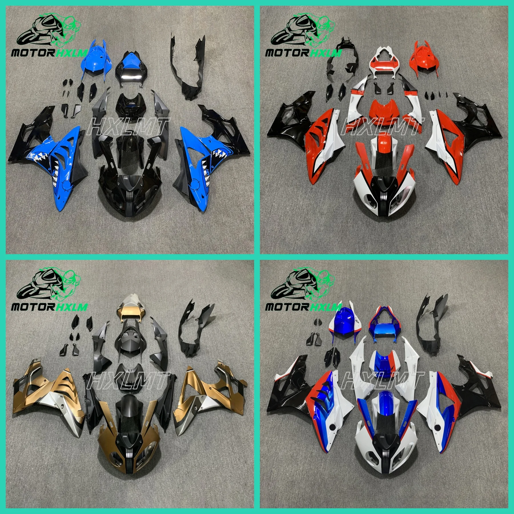 For BMW S1000RR 2009 - 2014 Fairing Motorcycle Set Body Kit Decoration Plastic Guard Plate Accessories Shell Injection