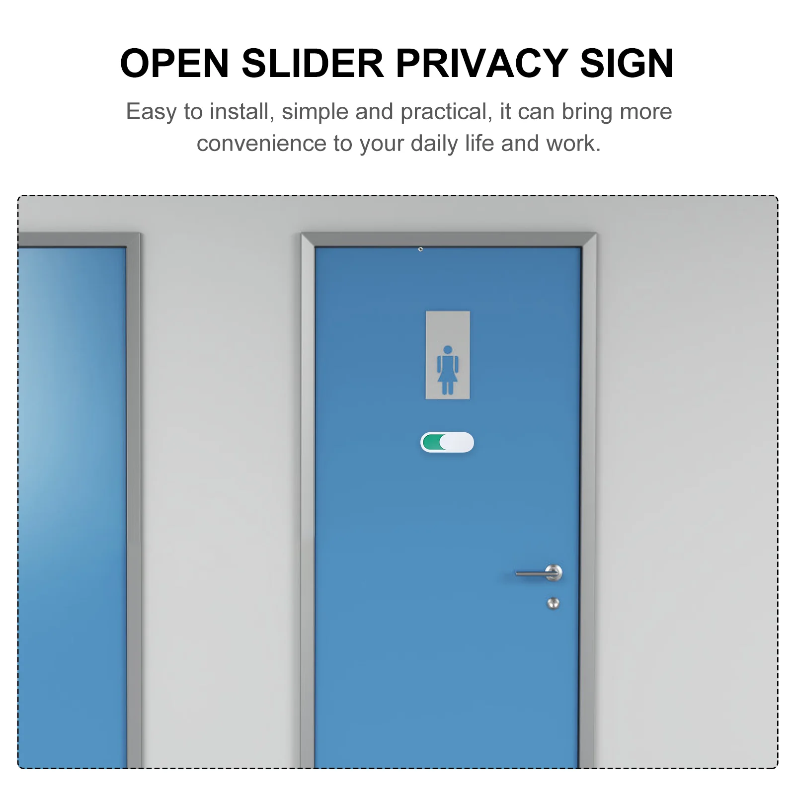 Status Switching House Number Strip Office Signboard Seal Door Slider Privacy Baby Indicator