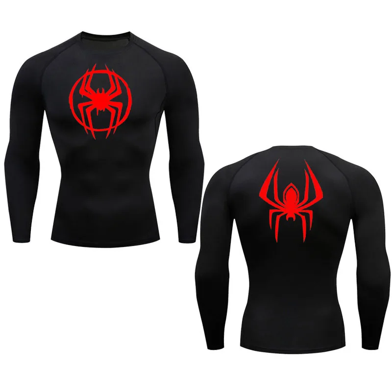 2099 Battle Suit Men's T-shirt Compression Shirt Fitness Top Sports Quick-drying Sunscreen Second Skin Rashgarda MMA Long sleeve