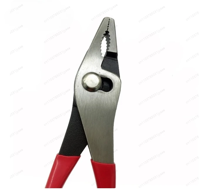 

8-дюймовые многофункциональные трудосберегающие самоотскобивающиеся плоскогубцы для скользящего соединения с плоским ртом, пружинные противоскользящие сетчатые щипцы для зубов, карповые щипцы