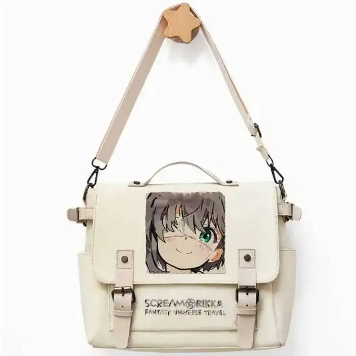 

Takanashi Rikka Повседневная Оксфордская школьная сумка через плечо Студенческий подростковый подарок B1920 Аниме