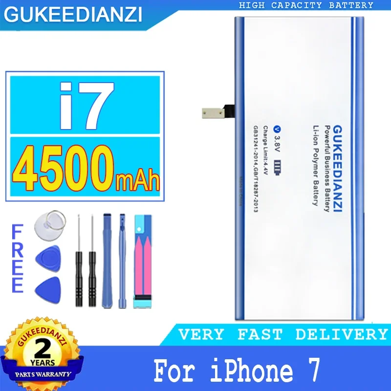 แบตเตอรี่ gukeedianzi สำหรับ Apple iPhone 7 plus iPhone 7 7 8 plus SE 2020 /se 2 SE2 SE2020 x XR XS MAX xsmax bateria