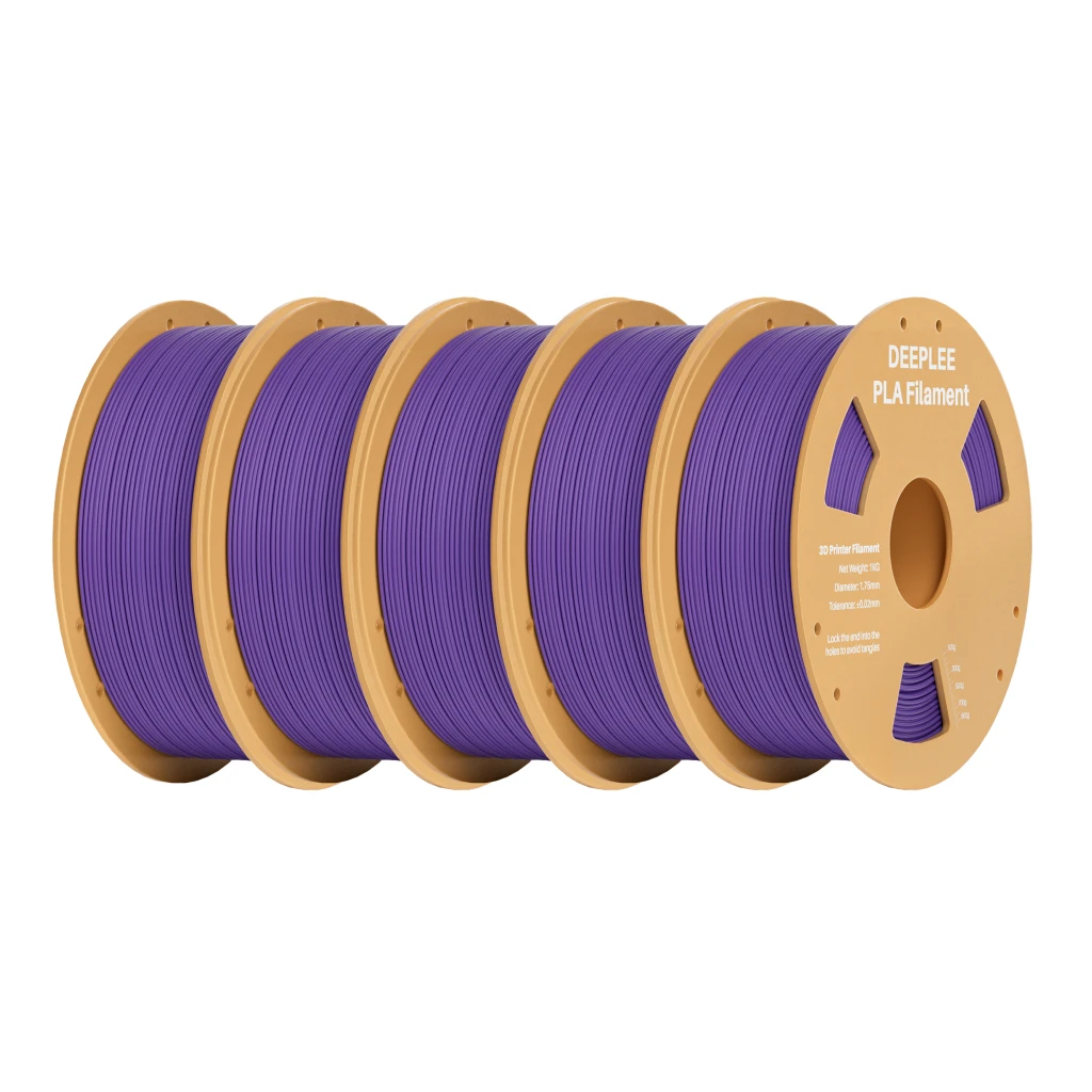 DEEPLEE 5/10KG PLA Filament 1,75mm Lebendige Farben FDM 3D-Drucker Verbrauchsmaterialien Geringe Fadenbildung, Hohe Präzision Deeplee Filament