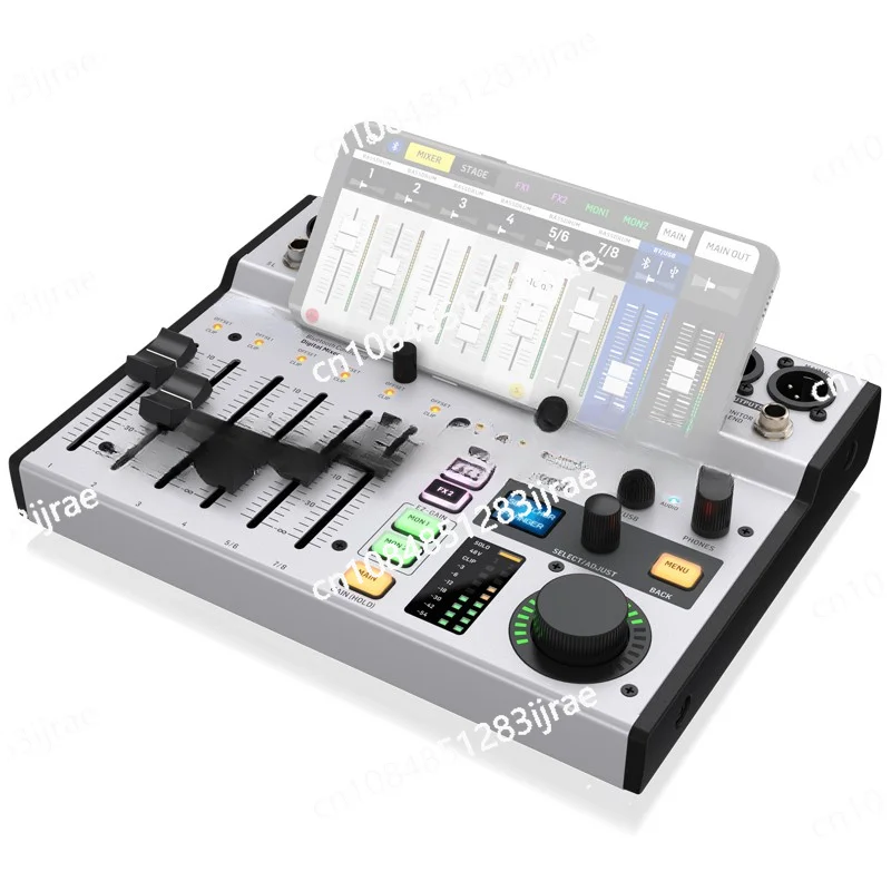 8-input Digital Mixer, Built-in Bluetooth Audio and Application Control, 10 X 2-channel USB Computer Audio Interface