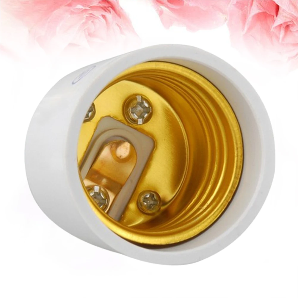 

2pcs Lamp Socket Adapter Material Gu10 To E26 E27 Converter Screw Base Light Bulb Holder Led Bulb Socket Anti-Burning