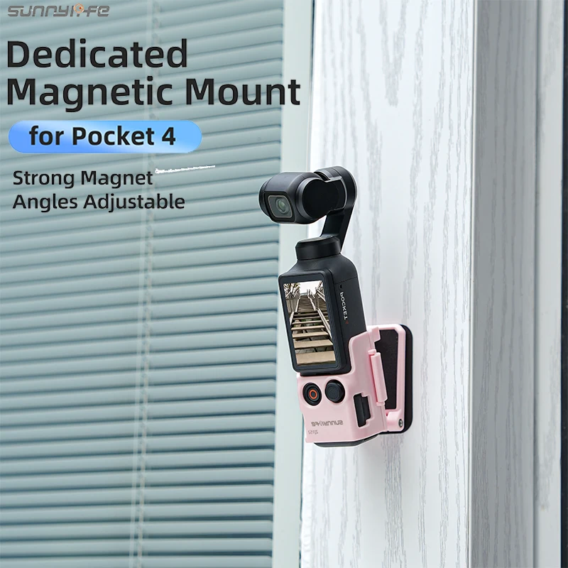 AliExpress SZKOSTON for DJI OSMO POCKET 4 Magnetic Mount Clip Holder Mount Cycling/V-log/Tabletop Action for DJI Pocket 4 Camera Accessories ﻿