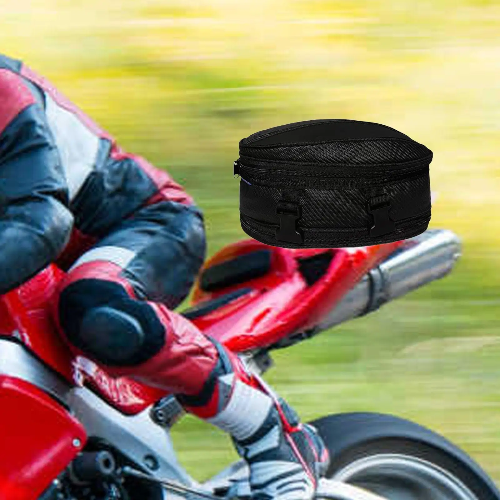 

Motorcycle Tail Bag Storage Saddle Bag Polyester Rear Luggage Rack Accessories