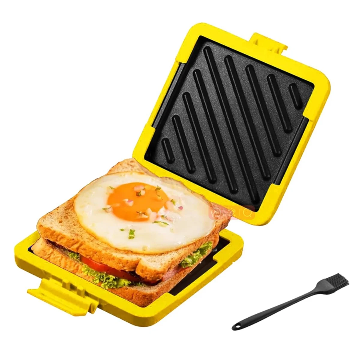 

New Microwave Toastie Maker Microwave Toastie Sandwich Maker No Electric Grilled Cheese Maker Microwave Grill Tray Crisper