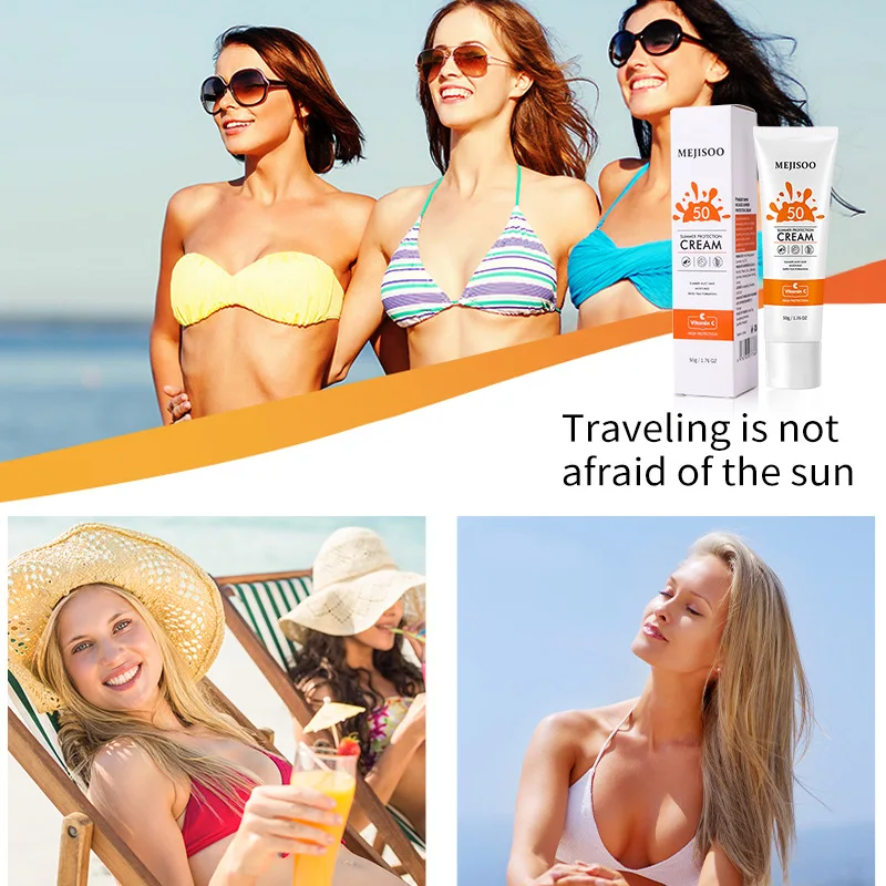 

Facial Sunscreen Cream Sunscreen Spf 50 Body Protector Solar Lotion Original Facial Body Moisturizing UV Protection Sun Sunblock