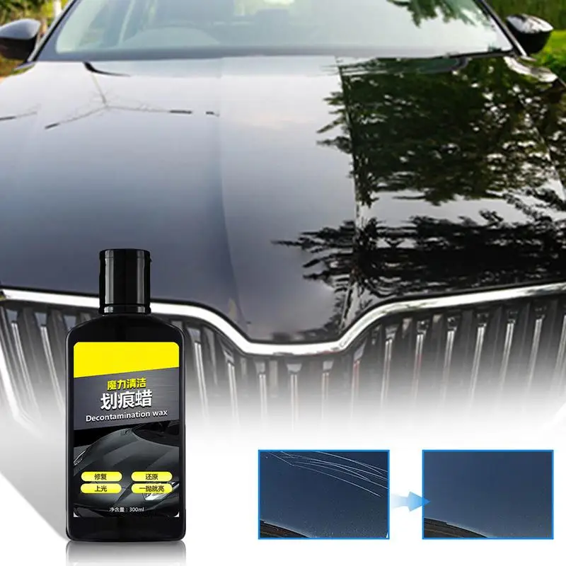 Auto Paint Scratch Remover Auto Scratch Paint Cleaner 300ml Car Paint Restorer Buffing Compound Multifunctional Auto Scratch Wax