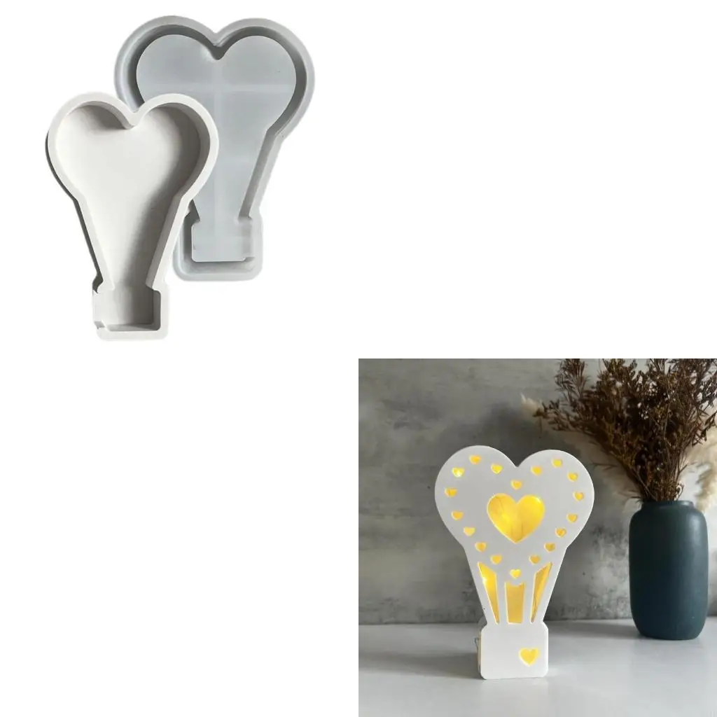

Hot Air Balloon Ornament Mould Silicone Mold for DIY Crafts and Home Decorations