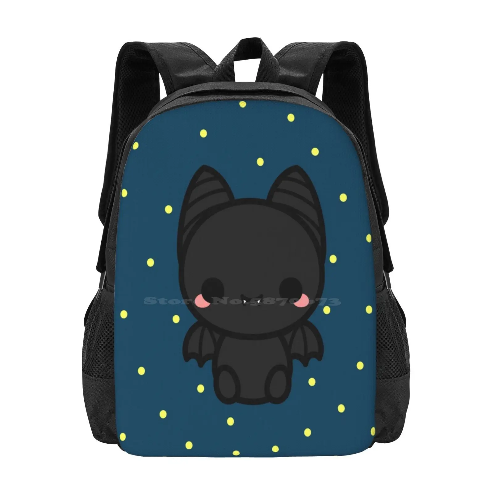 

Cute Spooky Bat Hot Sale Schoolbag Backpack Fashion Bags Cute Kawaii Sweet Autumn Fall Halloween Spooky Spoopy Happy Vector