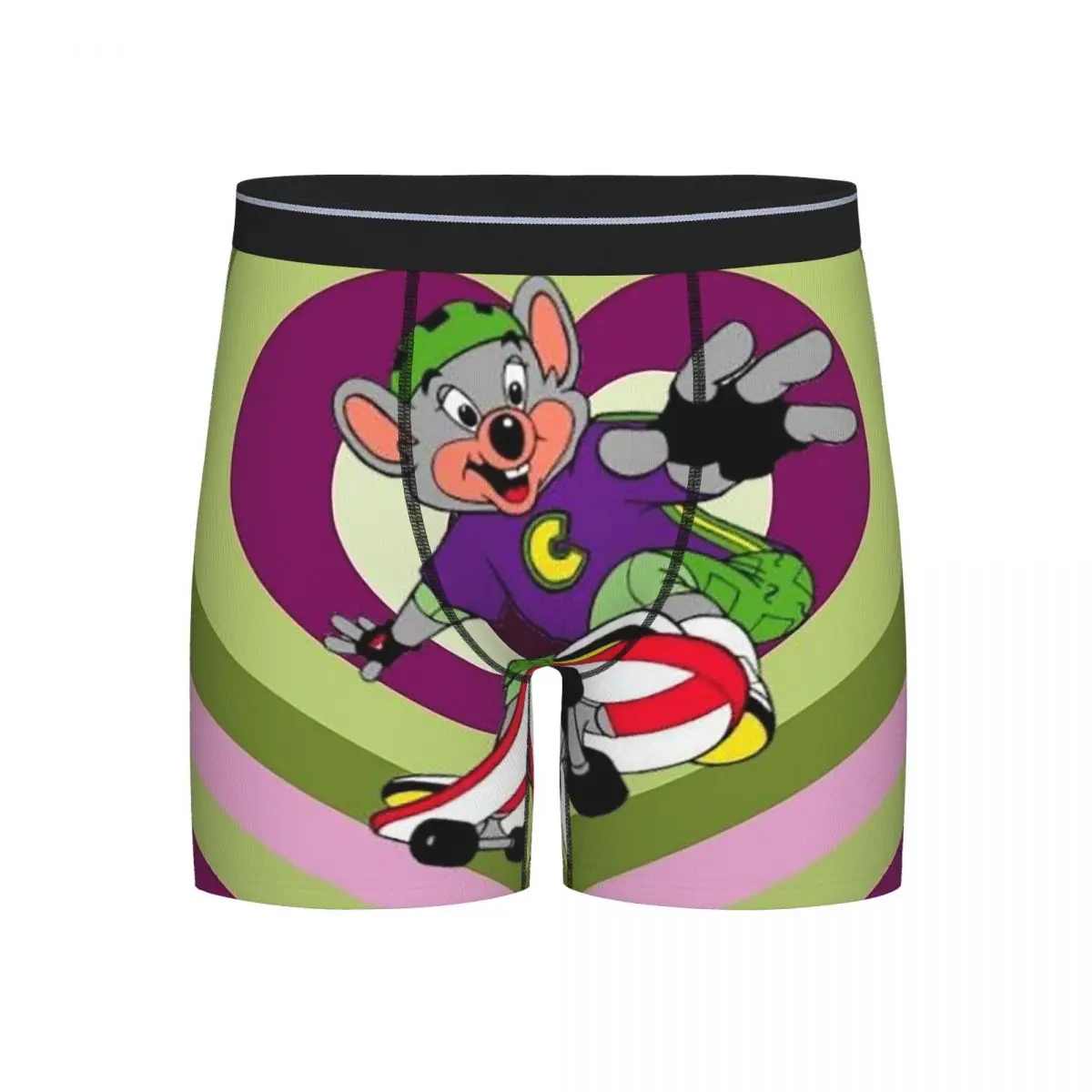 

Long Boxer Underpants Shorts Chuck E Cheese Panties Men Comfortable Underwear for Homme Man Boyfriend Gift