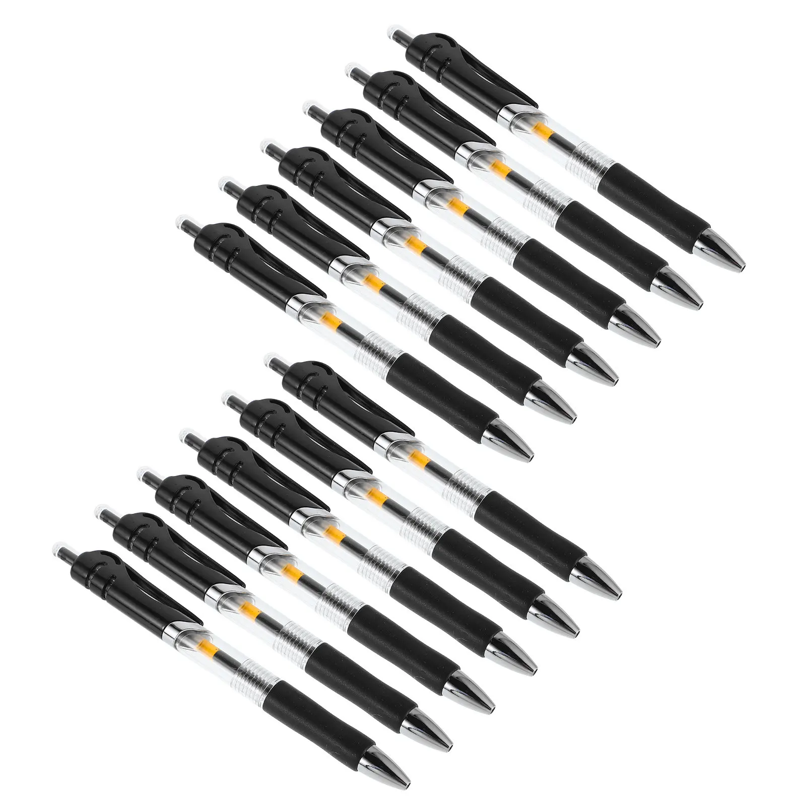 

50Pcs Neutral Gel Ink Pen Black 0.5mm Quick Dry Smooth Writing Comfortable Grip for Exams Office Journaling Signatures