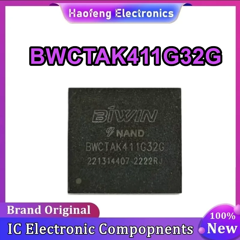 BWCTAK411G32G Storage 32GB 153eMMC Flash Font Library IC 0-10 New Original in stock