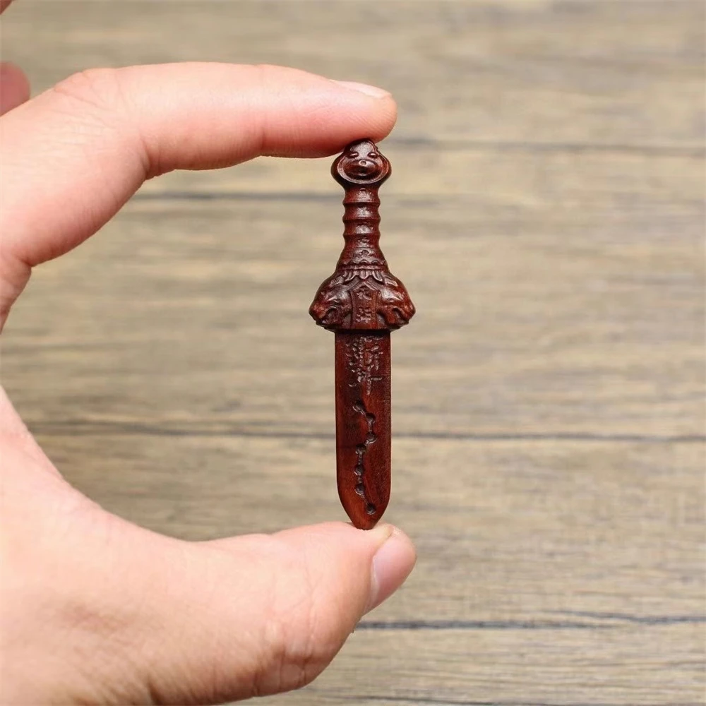 

Lightning strikes jujube wood, Heavenly Master Sword Purple Wei Taboo Seven Star Sword pendant, Taoist cultural item