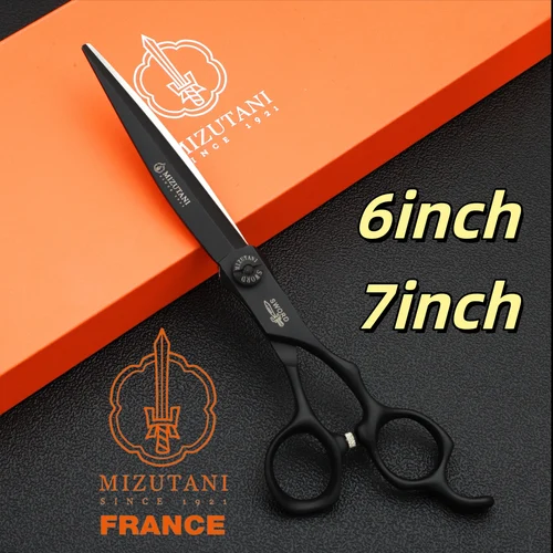 Imagen 1 del producto Herramientas profesionales de peluquero, tijera para cortar adelgazamiento, tijeras de peluquería 5,0/5,5/6,0/6,5 pulgadas, acero japonés 440C