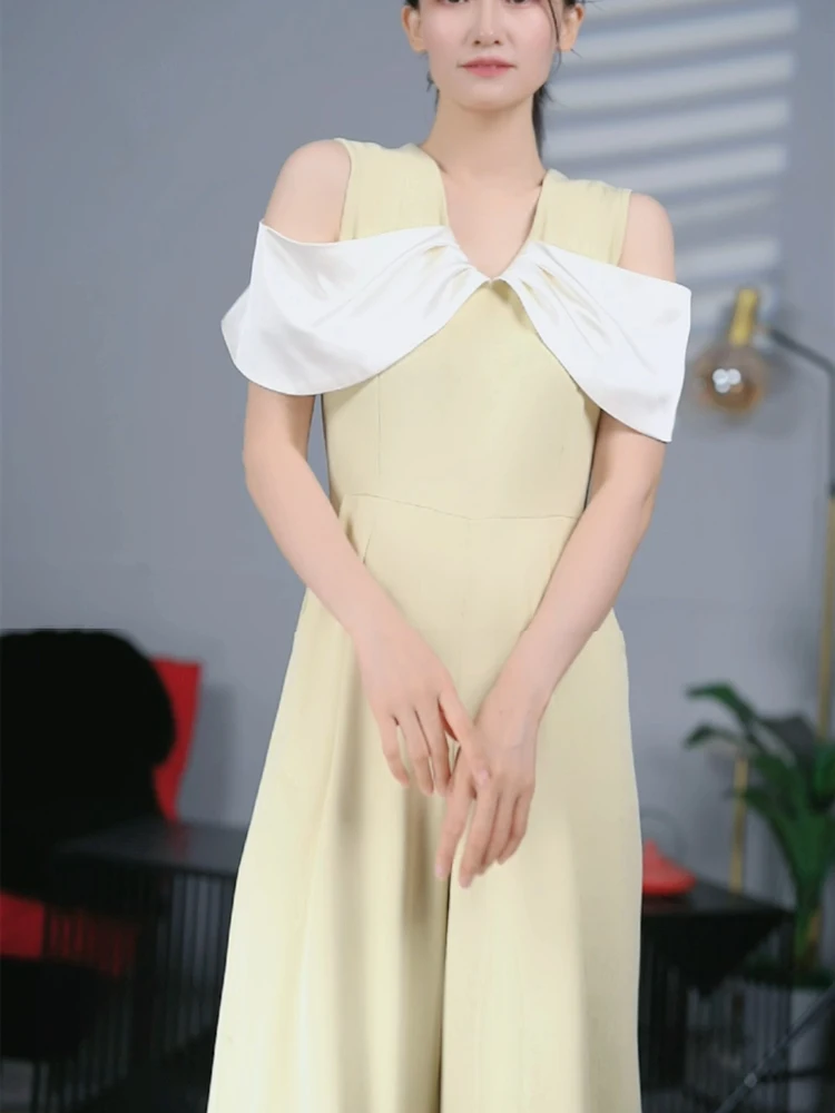 

Женские брюки-комбинезон с высокой талией и широкими штанинами, летний дизайн 2025 года, имитация двух частей, цельный костюм для похудения