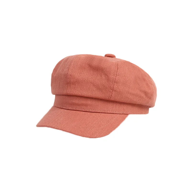 

NEW Japanese Cotton Hats for Women Solid Plain Octagonal Newsboy Cap Men Ladies Casual Hat Vintage Beret Women Painter Cap