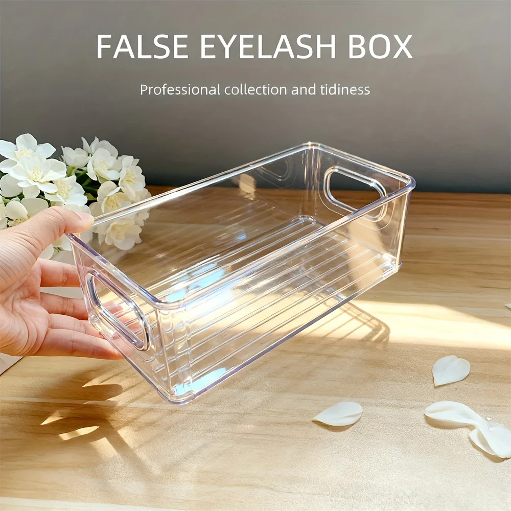 Professionelle Acryl-Wimpernaufbewahrungsbox Organizer für Künstliche Wimpern Verlängerungswerkzeuge Etui Pinzettenhalter Make-up Präsentationsständer – Detail 1