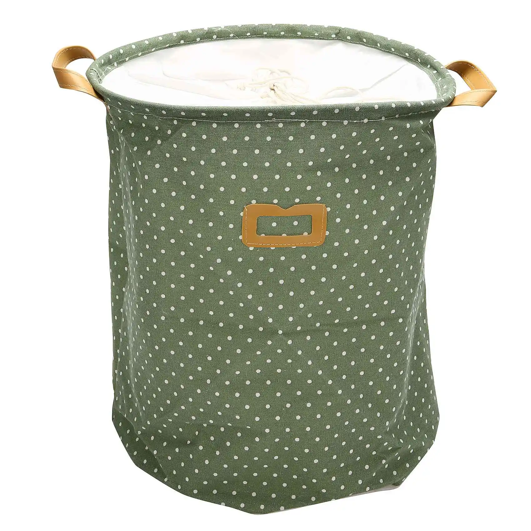 Waterproof Laundry Basket Gift Bag Clothes Storage Basket Home Clothes Bucket Children'S Toys Storage Laundry Basket Green