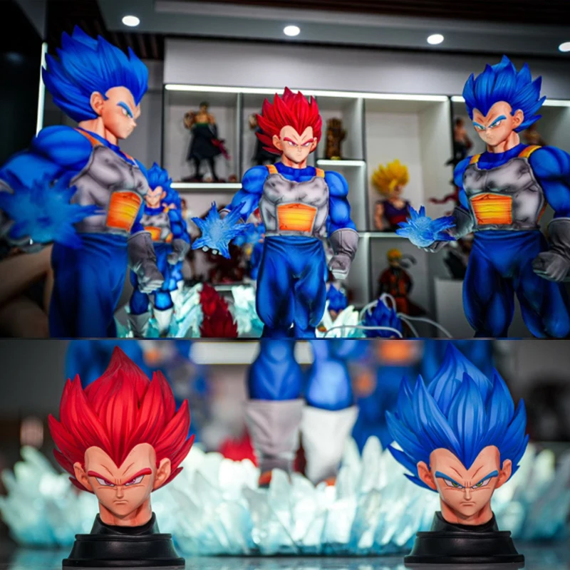 

JT Studio Fully Painted Dragon Ball Handmade Super Saiyan Super Blue Vegeta Anime Model Ornament Wholesale