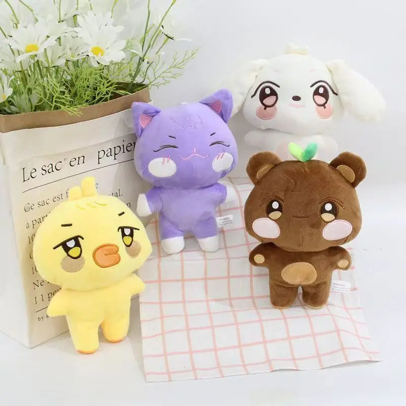 Idol Boy Group ATEEZ Hongjoong Seonghwa San Yunho Yeosang Mingi Wooyoung Keyring Doll Pendant Fans Collection Gifts