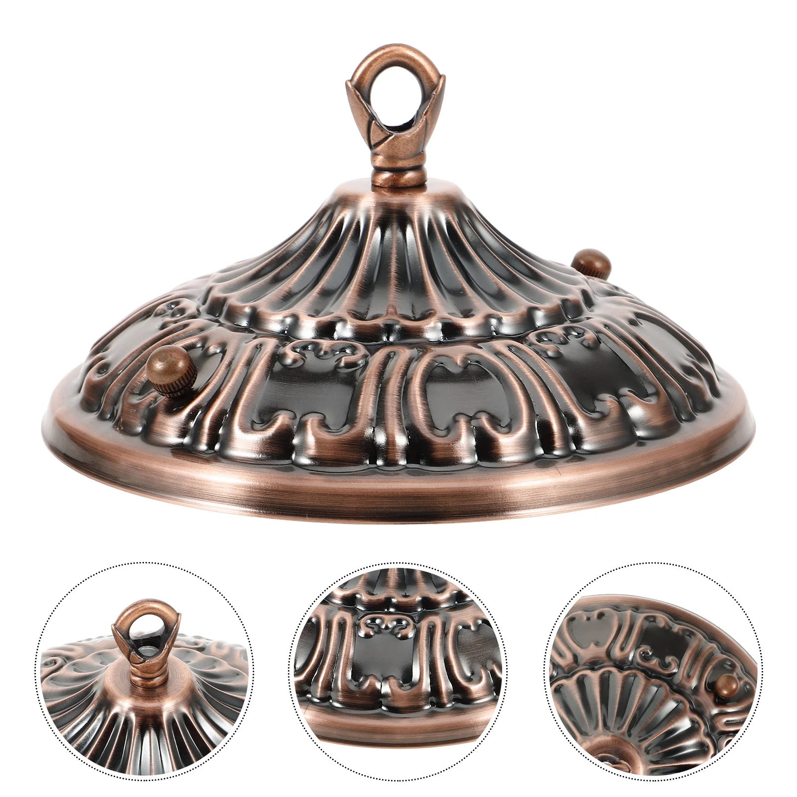

Ceiling Cover Plate Iron Material Vintage Minimalist Style for Living Room Bedroom Nursery Compatible with Pendant Light