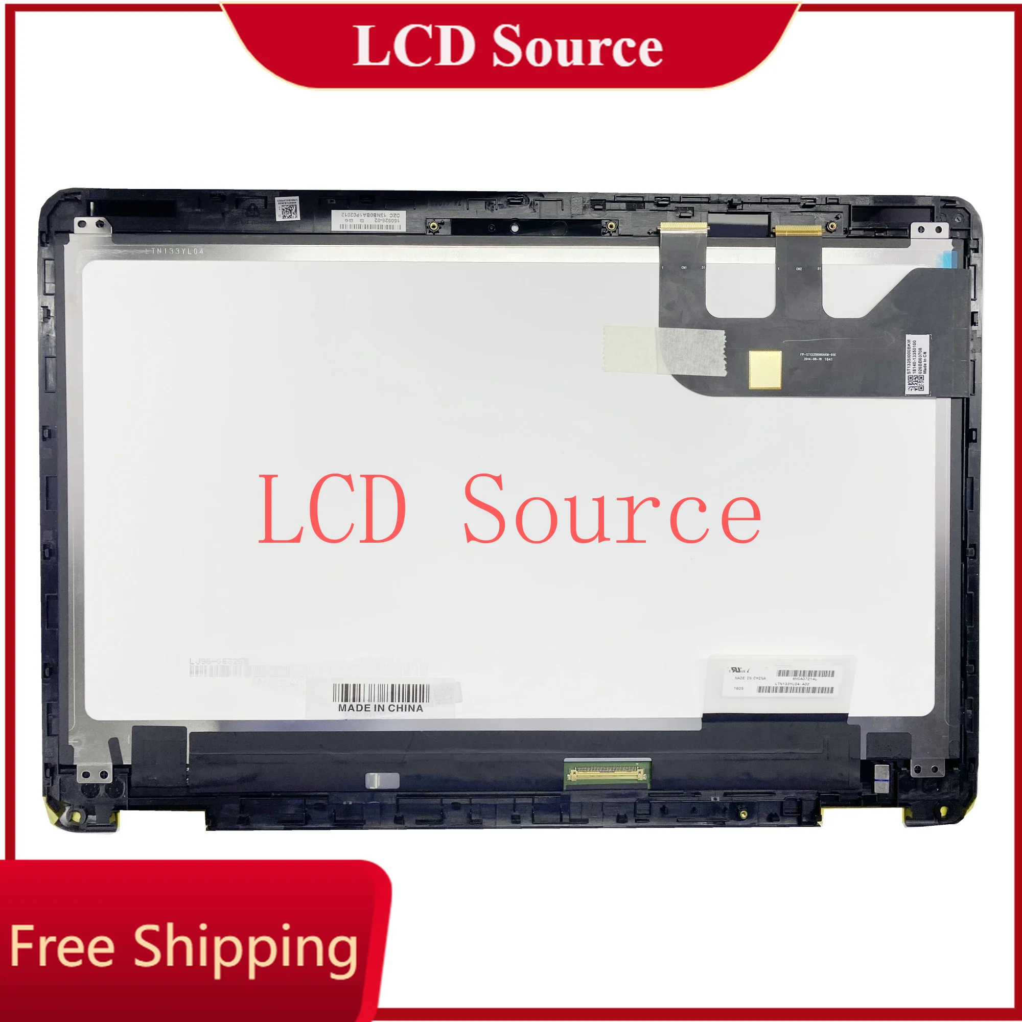 

LTN133YL04-A02 UX360C UX360CA Touch Screen Digitizer Assembly For Asus Zenbook with Frame FP-ST133SI000AKM-01X LCD SCREEN