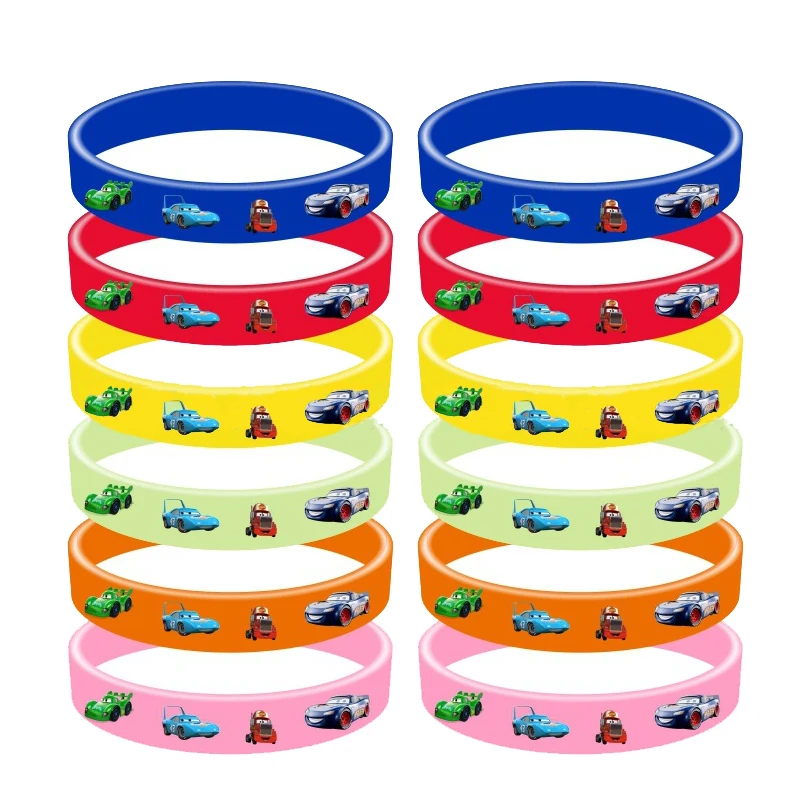 Disney Lightning McQueen Pixar Cars Birthday Party Decorations Tableware Balloons Cake Stand Bracelet Kids Baby Shower Toy Gifts