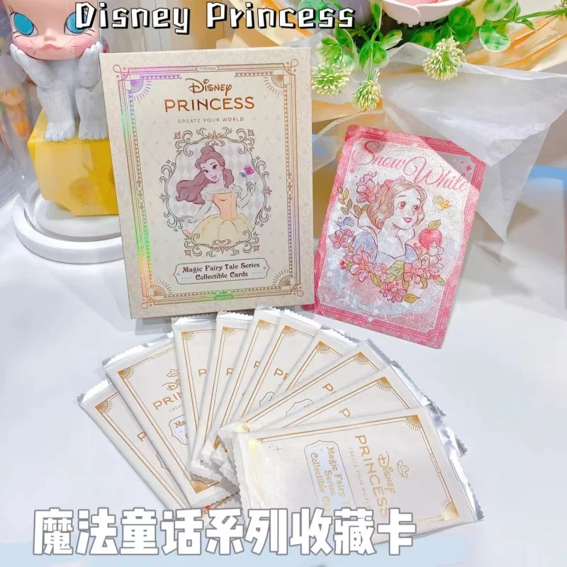 Tarjeta original en stock de Card.Fun X Disney Princess, serie de cuentos de hadas mágicos, tarjetas coleccionables, decoración, caja de regalos sorpresa de cumpleaños