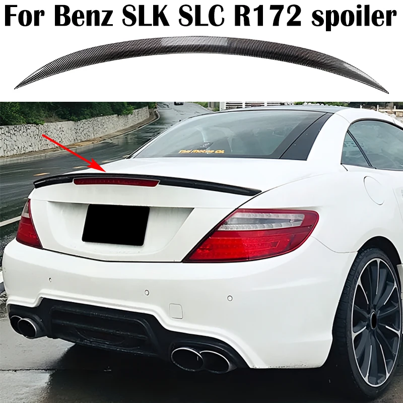 

For Mercedes Benz SLK SLC R172 2011-2020 ABS Plastics Car Rear trunk cover wings spoiler Airfoil Exterior parts Accessorie