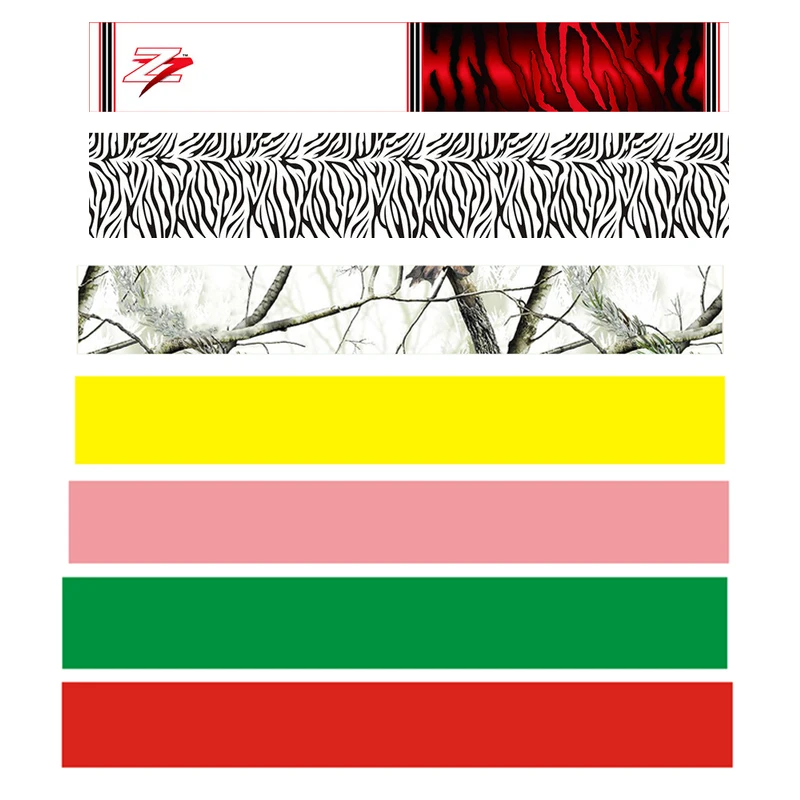 14 sztuk Arrow Shaft Wraps Skin Stickers Wraps Fletching Archery OD 6-8mm Carbon / Aluminium / Fiberglass Arrow Accessory