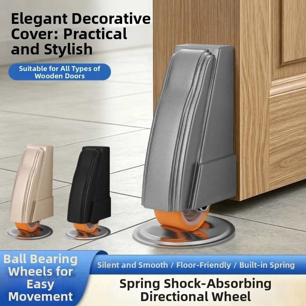 Smooth Rolling Gate Caster Wheel Silent Anti-wear Door Stop Pulley Anti Sagging High Wear Resistant Fixed Roller Sliding Door