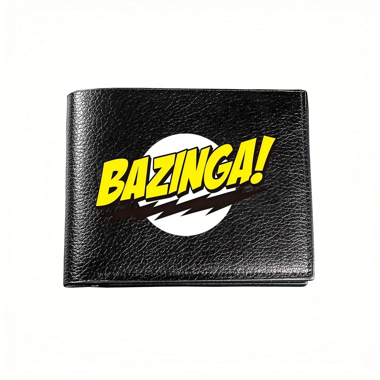 

Bazinga! Comic Book Style Men's Wallet Business Mens Casual Elegant Simple Practical Quality Wallet Stylish Printing Graphic Cre
