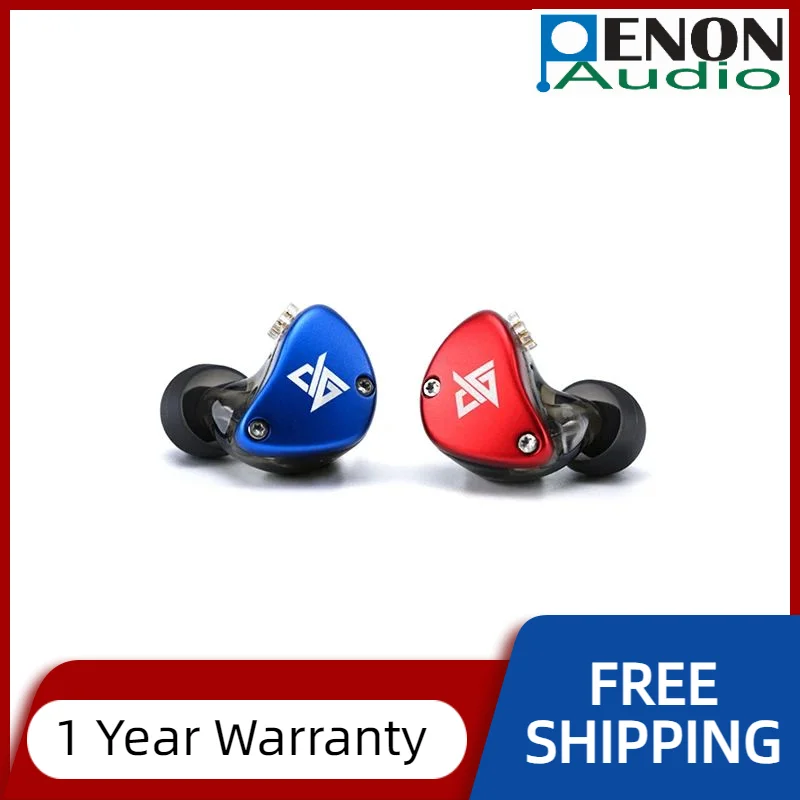Auglamour RT-5 10mm Titanium Plated Diaphragm Dynamic Driver + Knowles Balanced Armature Hybrid HiFi In-ear Monitors Earphone