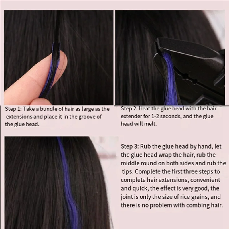 

A67Z Heat Hair Connector High Temperature Controllable Heat Iron - Perfect For Your Hair EU Plug Durable Easy To Use