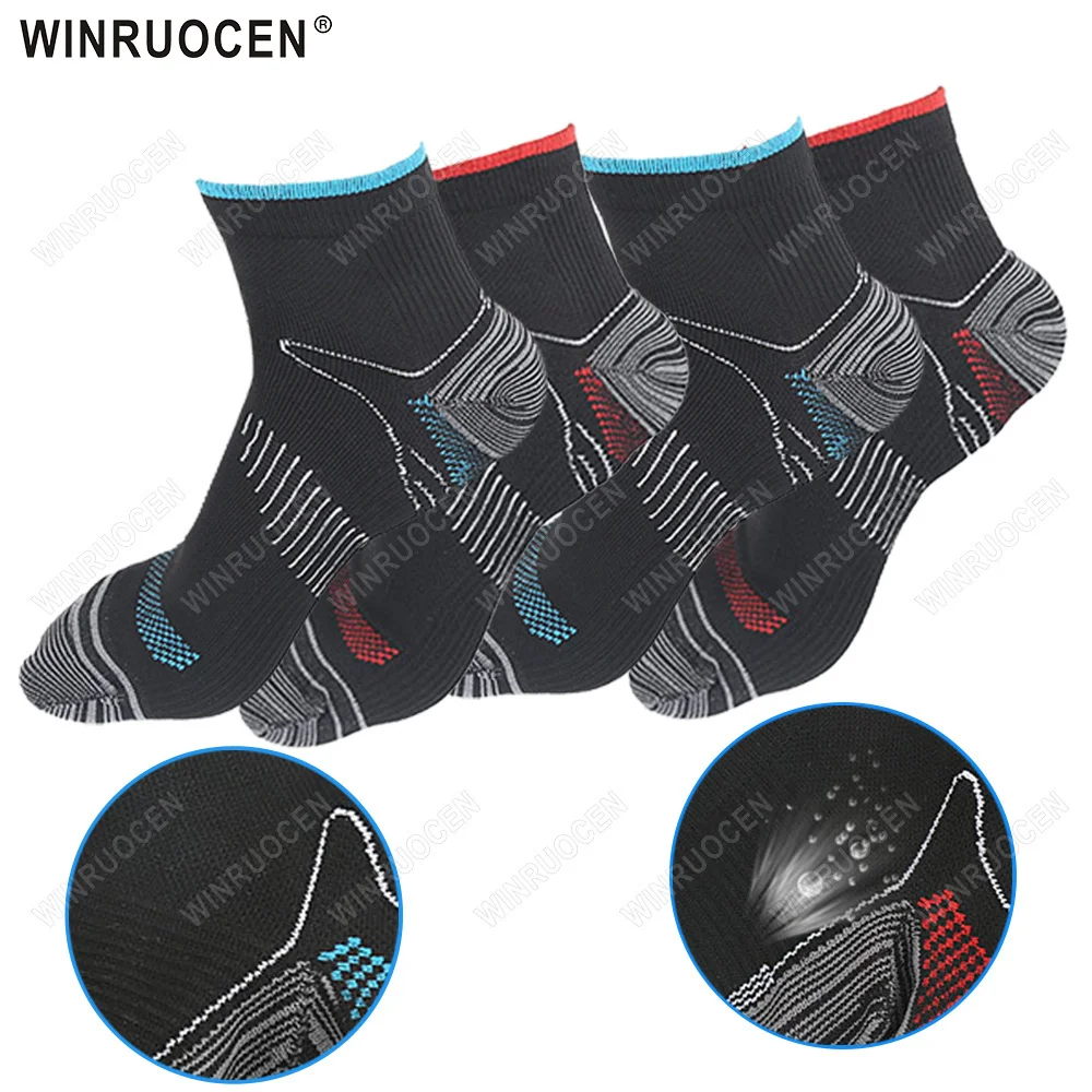 Plantar Fasciitis Socks with Arch Support for Men Women Best Ankle Compression Socks for Foot and Heel Pain Relief man women