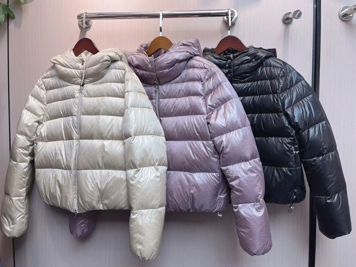 سترة بغطاء للرأس بسحاب عالي الرقبة جديدة 2025H مع مزاج، سترة للتنقل، سترة قصيرة، ملابس خارجية #4