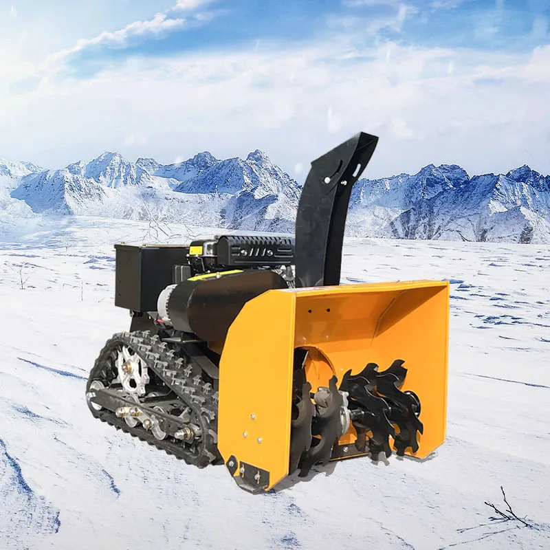 High-Efficiency Multi-Functional 4-Stroke 224CC Industrial Snow Thrower Lawn Mower with Global Snow Removal Capability view 5