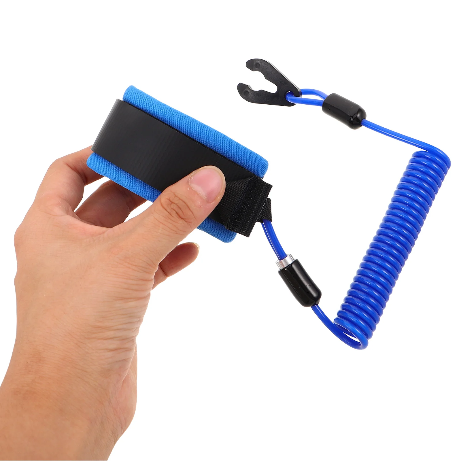 

Motorboat Kill Cord 1.6M Floating Outboard Safety Lanyard Emergency Engine Stop Switch Durable Marine Connector Rope