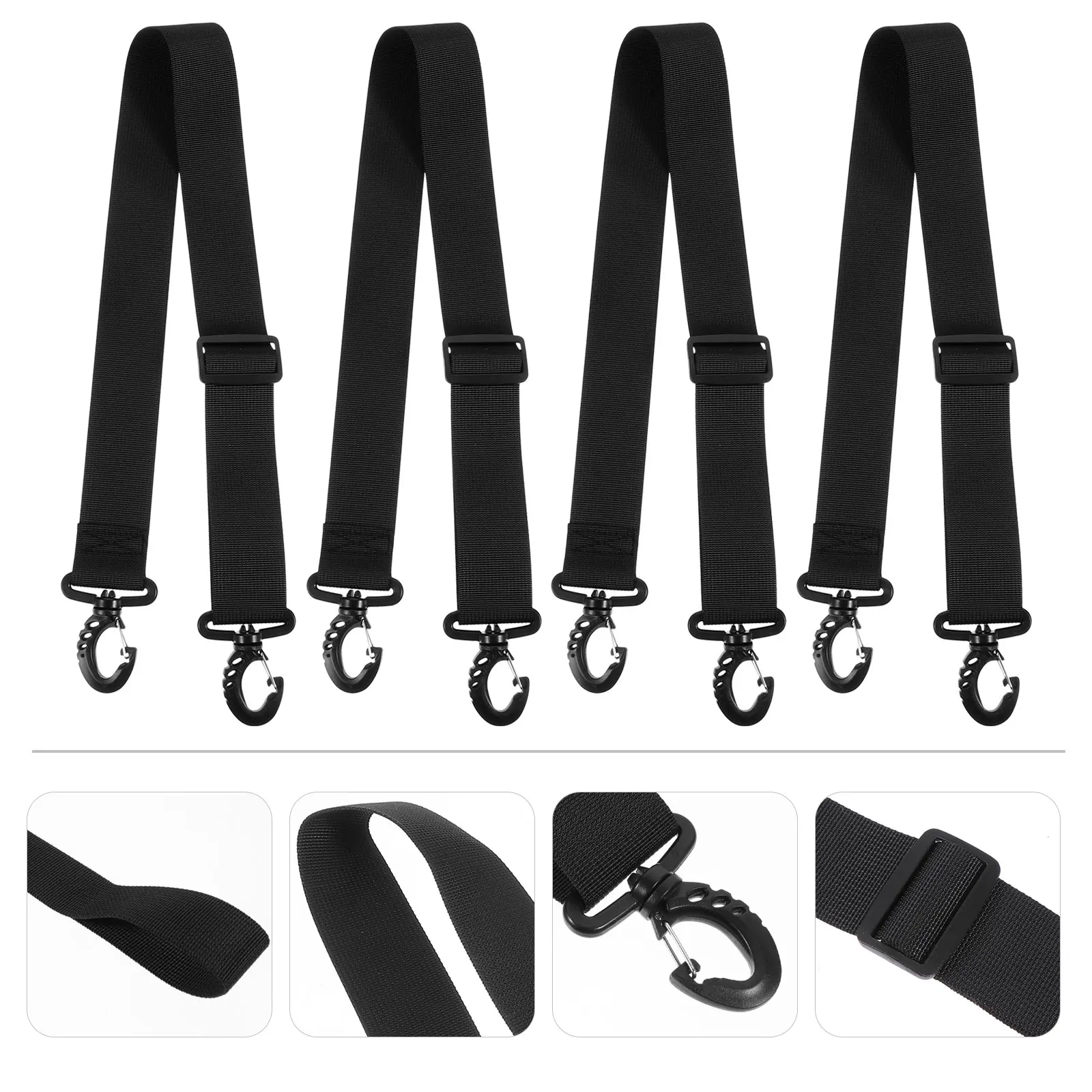 

4PCS Ski Boot Carrier Strap Adjustable Shoulder Belt for Skating Shoes Portable Nylon Ice Skates Accessories Reusable