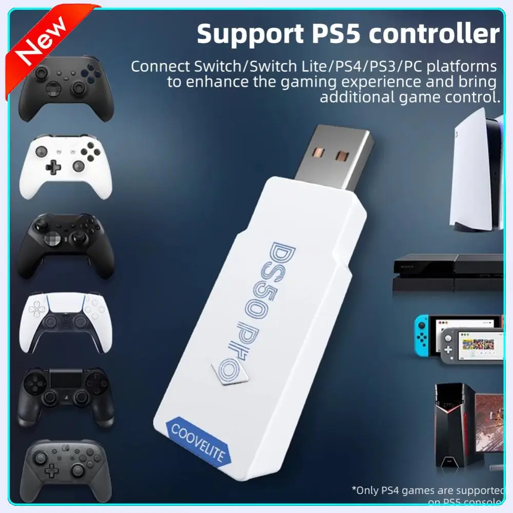 محول Coov Ds50/Ds50 Pro لوحدات تحكم Ps5/ps4/x1s/ns Pro مناسبة للعب الألعاب على وحدات تحكم Ps4/ps3/switch/lite/pc #1