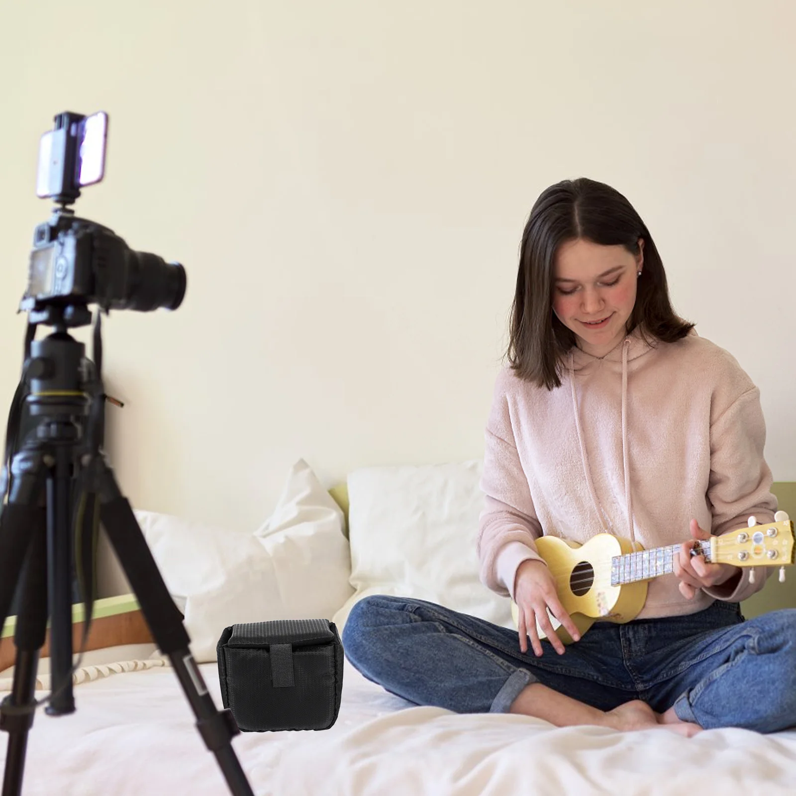 

Robust Shockproof Waterproof Lens Pouch Bag for Camera Lenses Thickened Protective Case with Full Coverage Closure Water