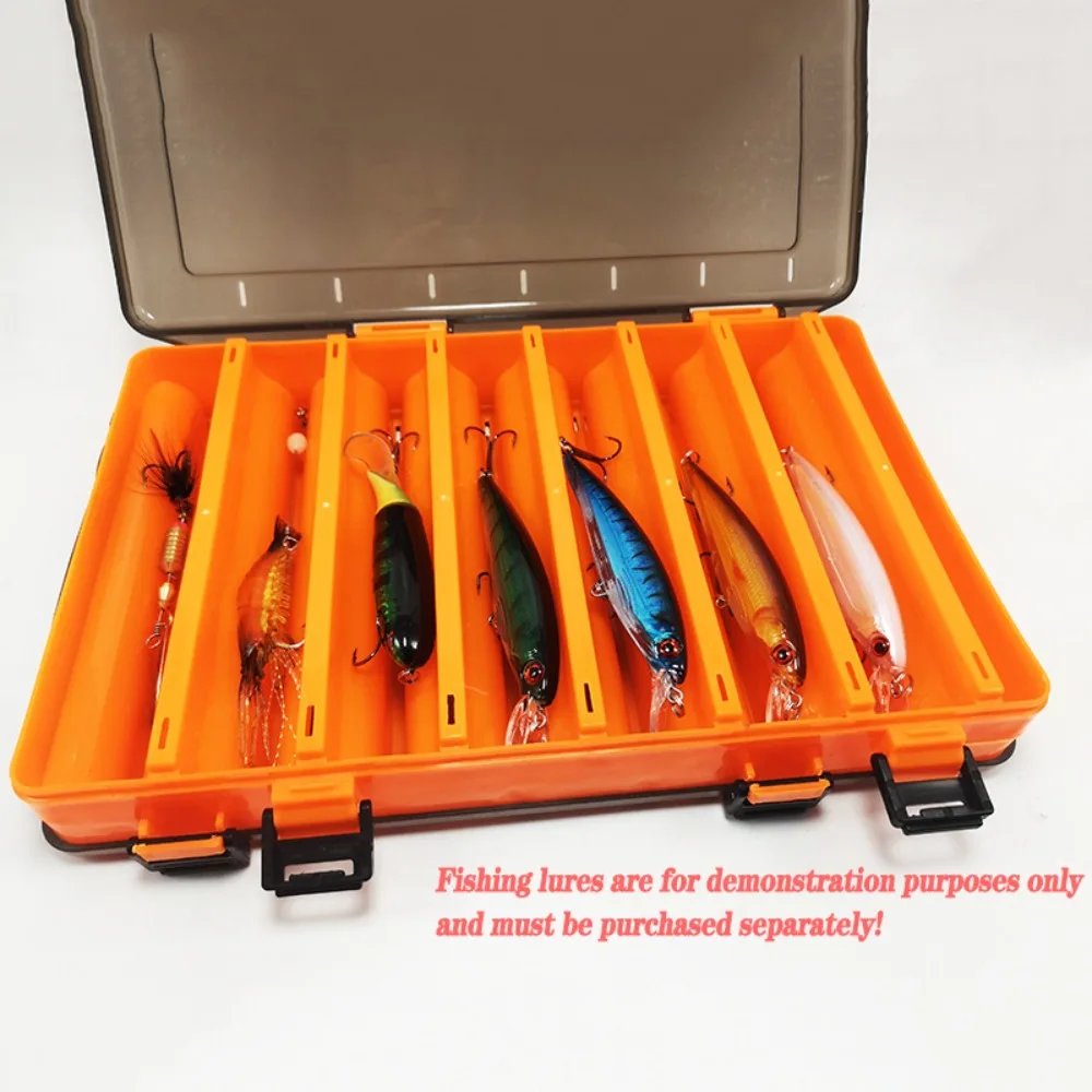 Double Sided Portable Lure Hook Boxes Compartment Fishing Tackle Box Lure Baits Container Storage Case Fishing Gear Accessories