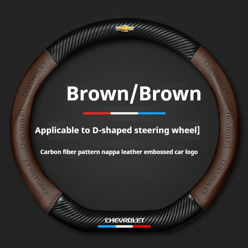 Car Steering Wheel Cover For Chevrolet Aveo Bolt Onix Cruze Spark Cavalier Colorado Lacetti Trailblazer Silverado Tahoe Traverse