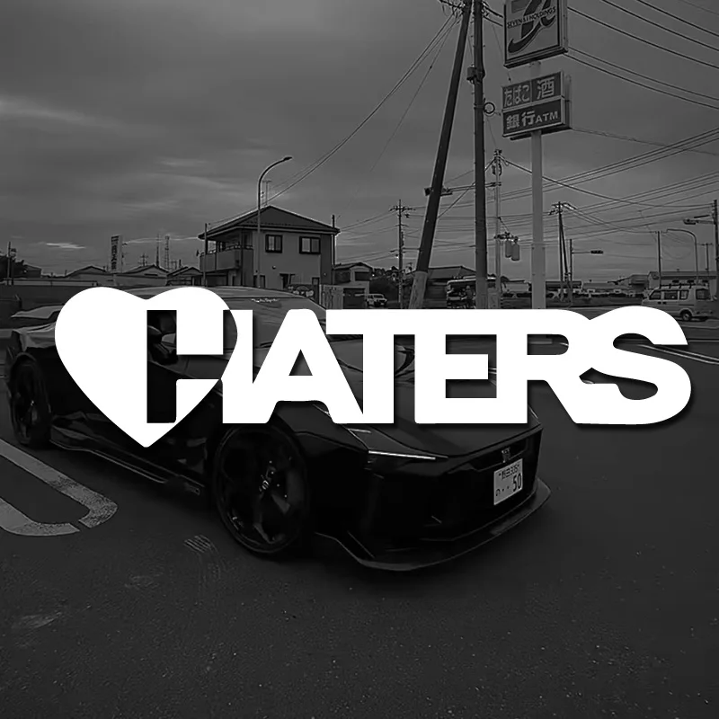

“HATERS" Stickers，cool and fashion stickers for Cars, Trucks, Walls, Laptops, Windows, Motorcycles, Bumpers Or Crafts