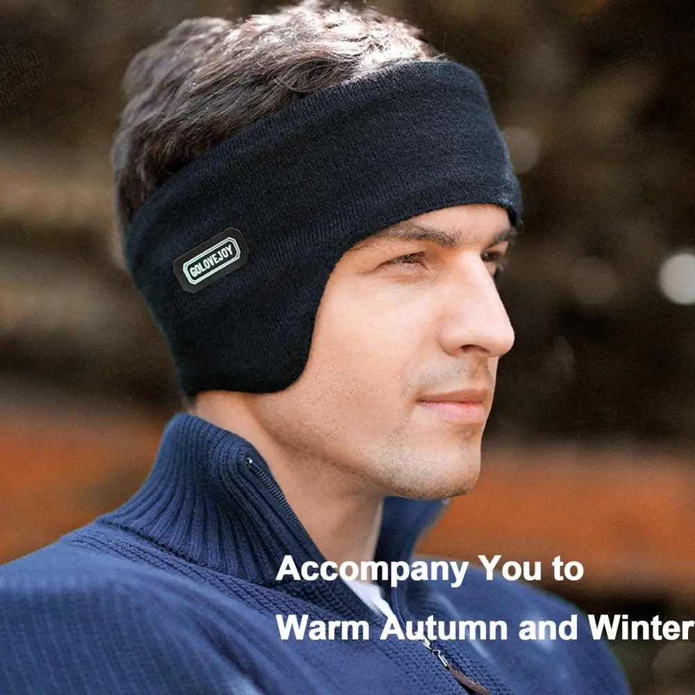 Fleece Headband Ear Muff Winter Men\'s Padded And Thickened Ear Warmers To Prevent Cold And Wind Warm Ear Muffs Warm Sweatband