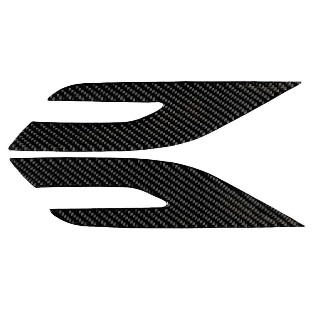 2pcs Front Left and Right Car Headlamp Eyelid Eyebrow Covers for Toyota Camry 2018-2019 Carbon Fiber look Eyebrow Cover Trims