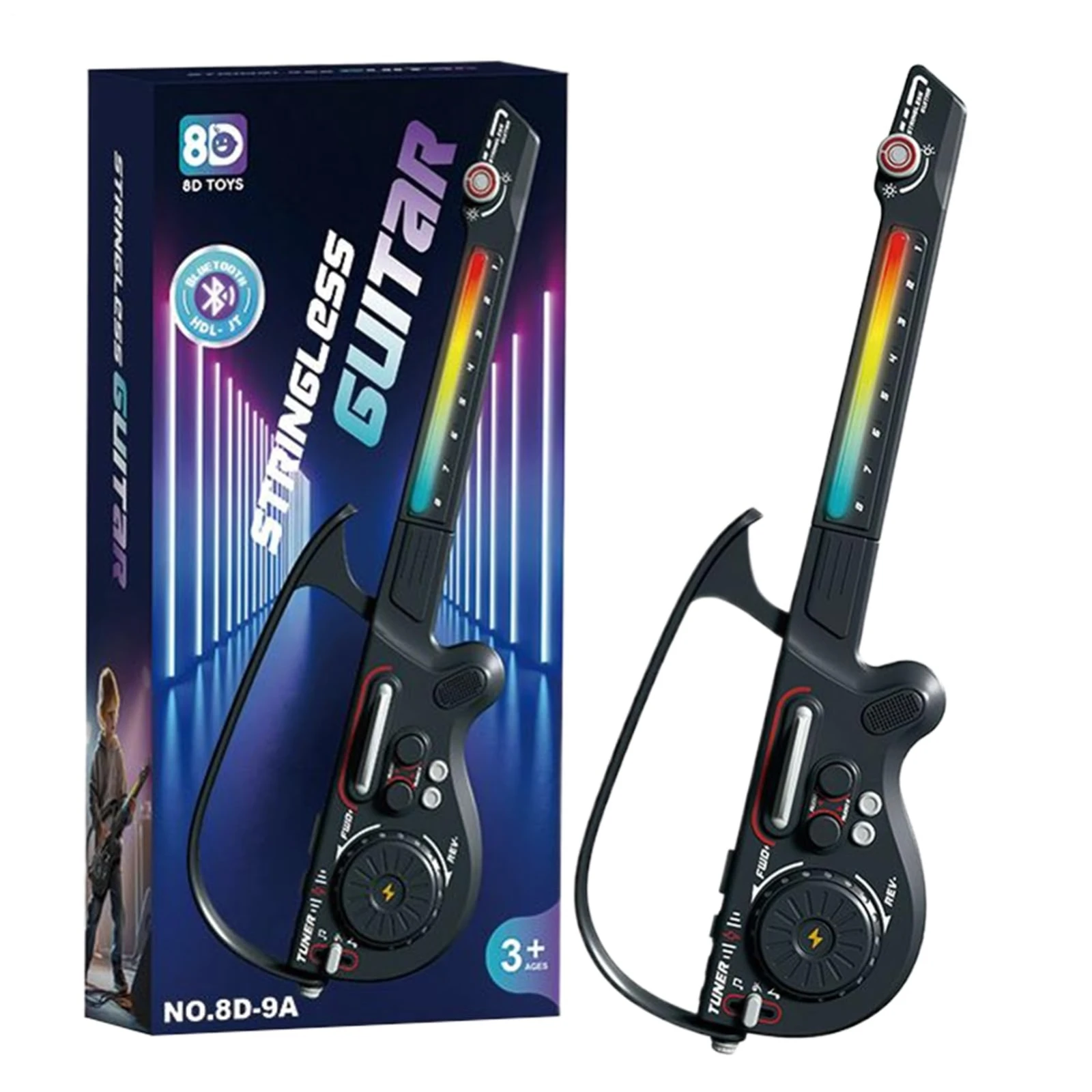 Novice Children'S Guitar Toys Foldable Electronic String Less Guitar Intelligent Accompaniment Children'S Small Gifts